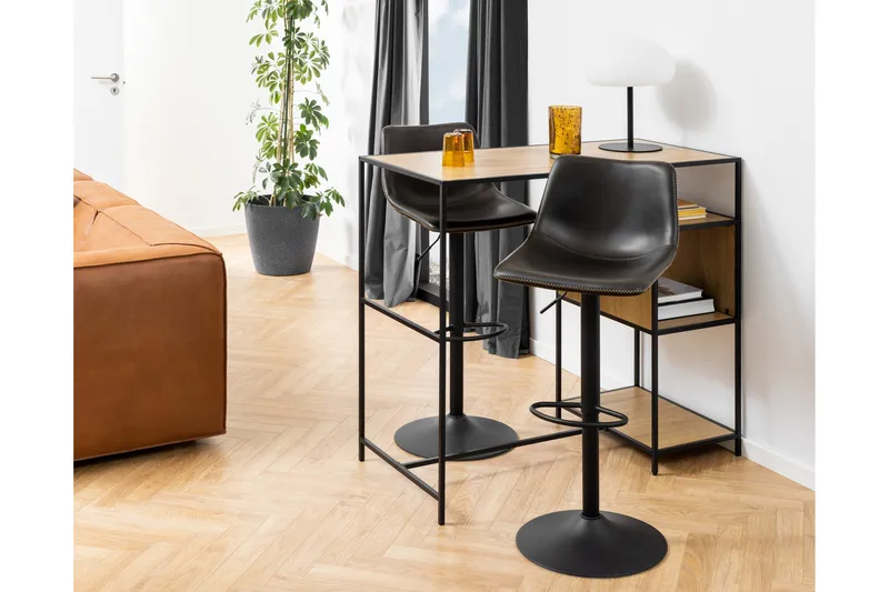 Baarituoli Heceta - Musta - Huonekalut - Tuoli & nojatuoli - Baarituoli