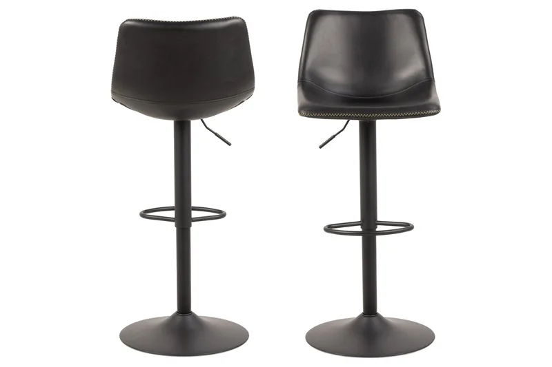 Baarituoli Heceta - Musta - Huonekalut - Tuoli & nojatuoli - Baarituoli