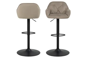 Baarituoli Olze - Beige - Huonekalut - Tuoli & nojatuoli - Baarituoli