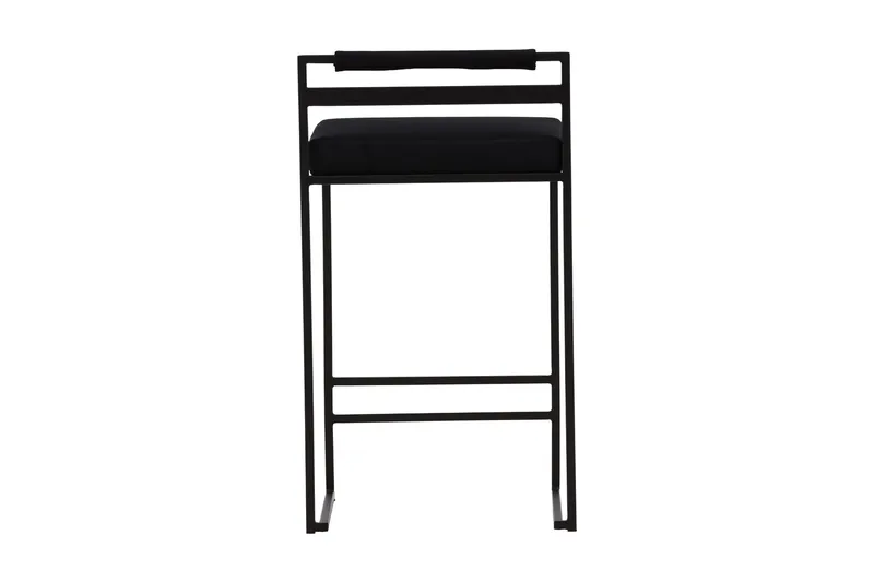 Baarituoli Opelika - Musta - Huonekalut - Tuoli & nojatuoli - Baarituoli