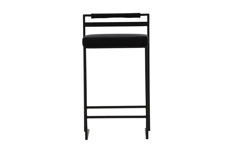 Baarituoli Opelika - Musta - Huonekalut - Tuoli & nojatuoli - Baarituoli