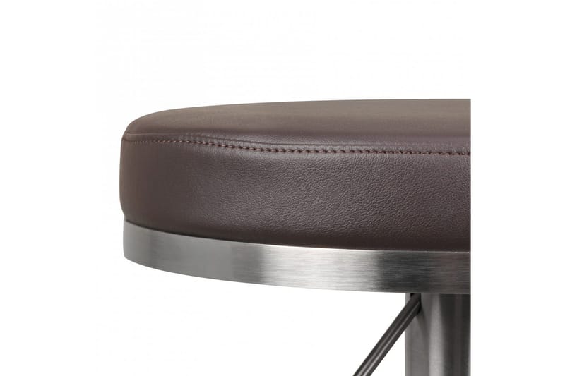Baarituoli Sakshi - Ruskea/Kromi - Huonekalut - Tuoli & nojatuoli - Baarituoli