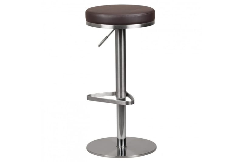 Baarituoli Sakshi - Ruskea/Kromi - Huonekalut - Tuoli & nojatuoli - Baarituoli