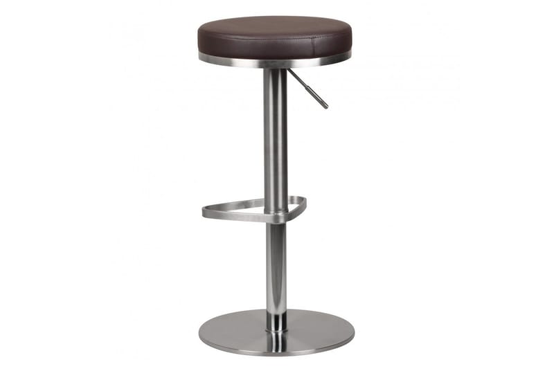 Baarituoli Sakshi - Ruskea/Kromi - Huonekalut - Tuoli & nojatuoli - Baarituoli