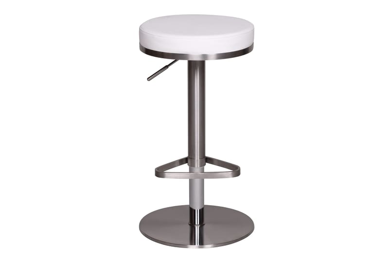 Baarituoli Sakshi - Valkoinen/Kromi - Huonekalut - Tuoli & nojatuoli - Baarituoli