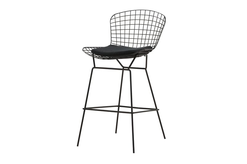 Baarituoli Yuma Musta - Venture Home - Huonekalut - Tuoli & nojatuoli - Baarituoli