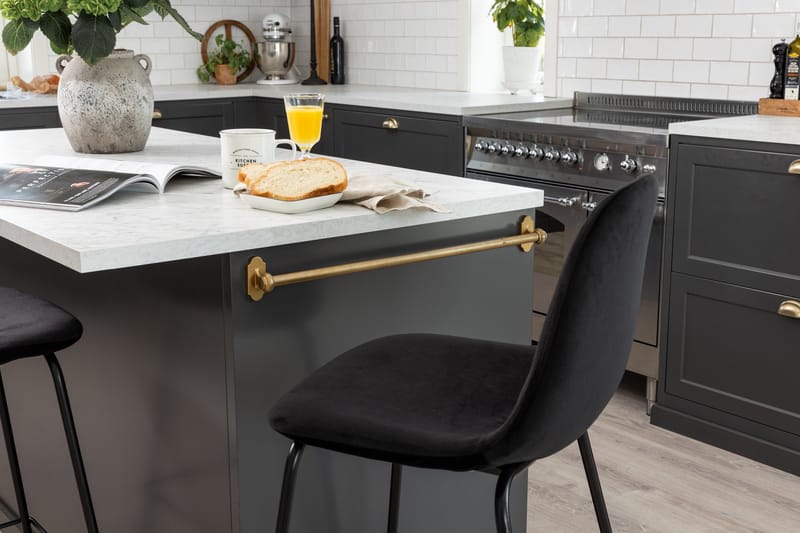 Baarituoli Polar - Musta - Huonekalut - Tuoli & nojatuoli - Baarituoli