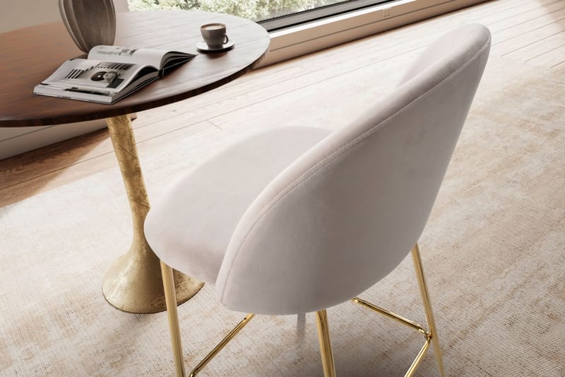 Babbi Baarituoli 102 cm - Beige - Huonekalut - Tuoli & nojatuoli - Baarituoli