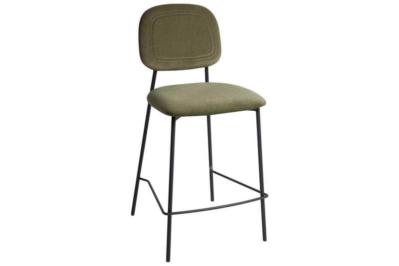 Barstol Beliani Duette set om 2 Olive green - Huonekalut - Tuoli & nojatuoli - Baarituoli