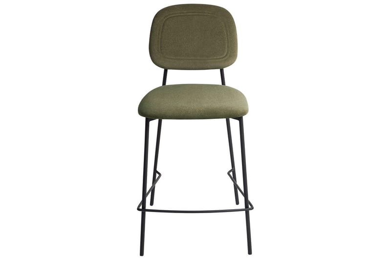 Barstol Beliani Duette set om 2 Olive green - Huonekalut - Tuoli & nojatuoli - Baarituoli