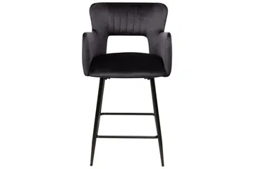 Barstol Beliani Sanilac set om 2 Blå-Svart Black VALUE_MISSING_18021 - Huonekalut - Tuoli & nojatuoli - Baarituoli