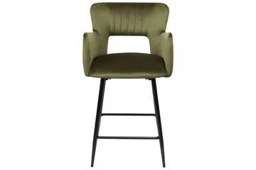 Barstol Beliani Sanilac set om 2 Blå-Svart Olive green VALUE_MISSING_18023 - Huonekalut - Tuoli & nojatuoli - Baarituoli