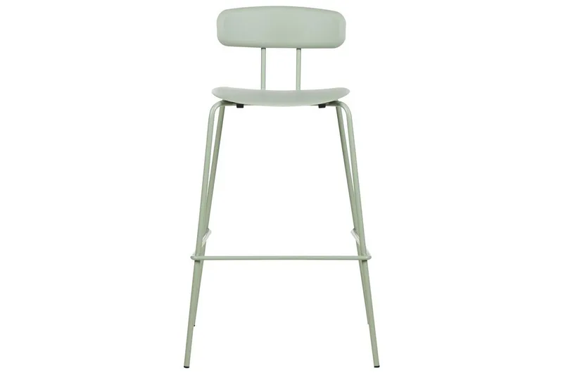 Barstol Beliani Sibley set om 2 Grön Light green - Huonekalut - Tuoli & nojatuoli - Baarituoli