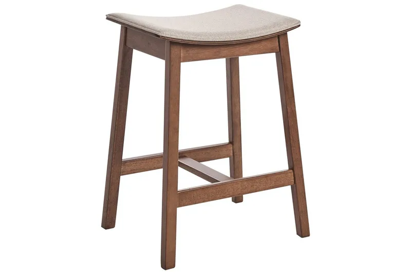 Barstol Dixon set om 2 Beige - Huonekalut - Tuoli & nojatuoli - Baarituoli