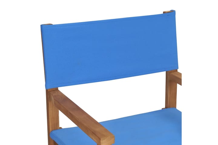 beBasic Ohjaajantuolit 2 kpl täysi tiikki sininen - Sininen - Tuoli & nojatuoli - Ohjaajantuoli