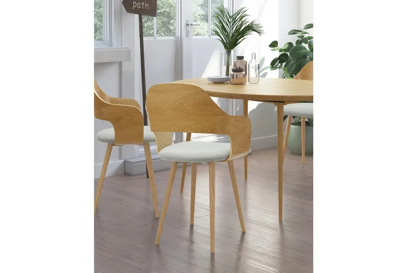 Belle Käsinojatuoli - Harmaa - Huonekalut - Tuoli & nojatuoli - Ruokapöydän tuolit