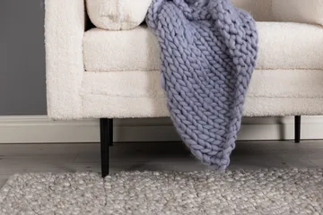 Bloom nojatuoli bouclé - Valkoinen - Huonekalut - Tuoli & nojatuoli - Nojatuoli & lepotuoli