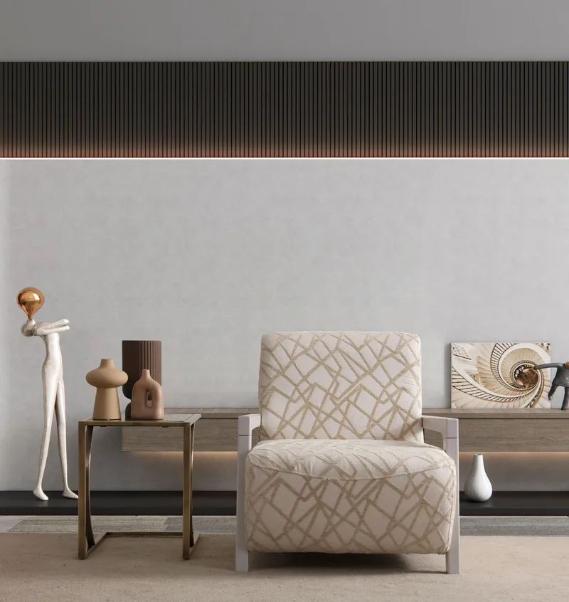 Bonavista nojatuoli Chenille - Huonekalut - Tuoli & nojatuoli - Nojatuoli & lepotuoli