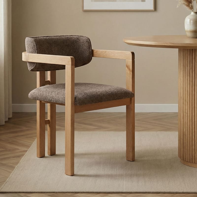 Bonavista Tuoli - ruskea ja tammi - Huonekalut - Tuoli & nojatuoli - Ruokapöydän tuolit
