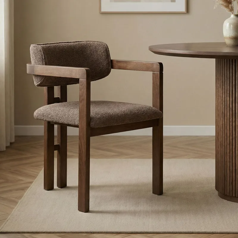 Bonavista Tuoli - ruskea ja tumma pähkinä - Huonekalut - Tuoli & nojatuoli - Ruokapöydän tuolit