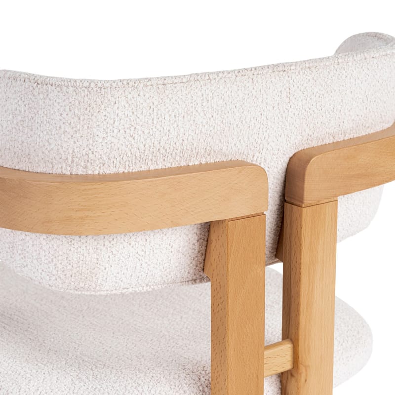 Bonavista Tuoli - valkoinen ja tammi - Huonekalut - Tuoli & nojatuoli - Ruokapöydän tuolit