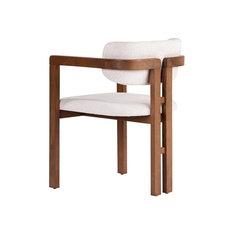 Bonavista Tuoli - valkoinen ja pähkinä - Huonekalut - Tuoli & nojatuoli - Ruokapöydän tuolit