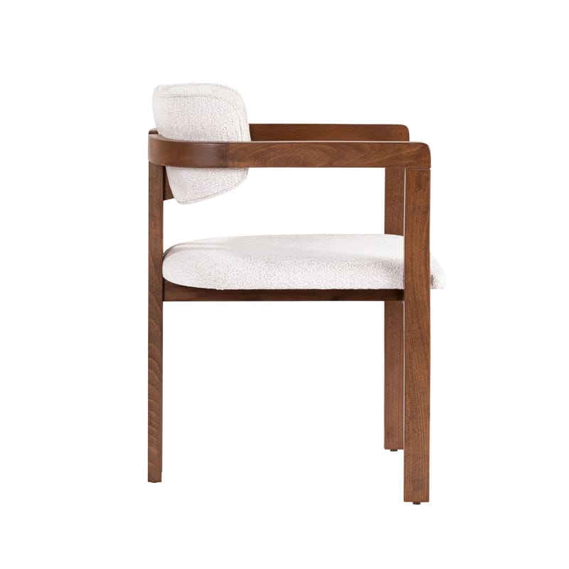 Bonavista Tuoli - valkoinen ja pähkinä - Huonekalut - Tuoli & nojatuoli - Ruokapöydän tuolit