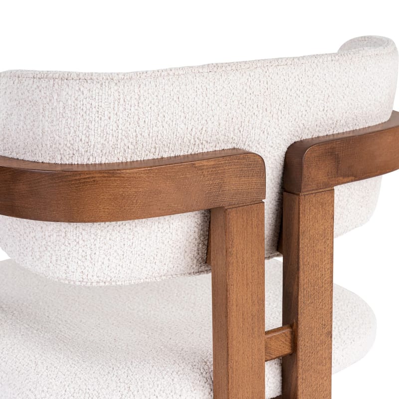 Bonavista Tuoli - valkoinen ja pähkinä - Huonekalut - Tuoli & nojatuoli - Ruokapöydän tuolit