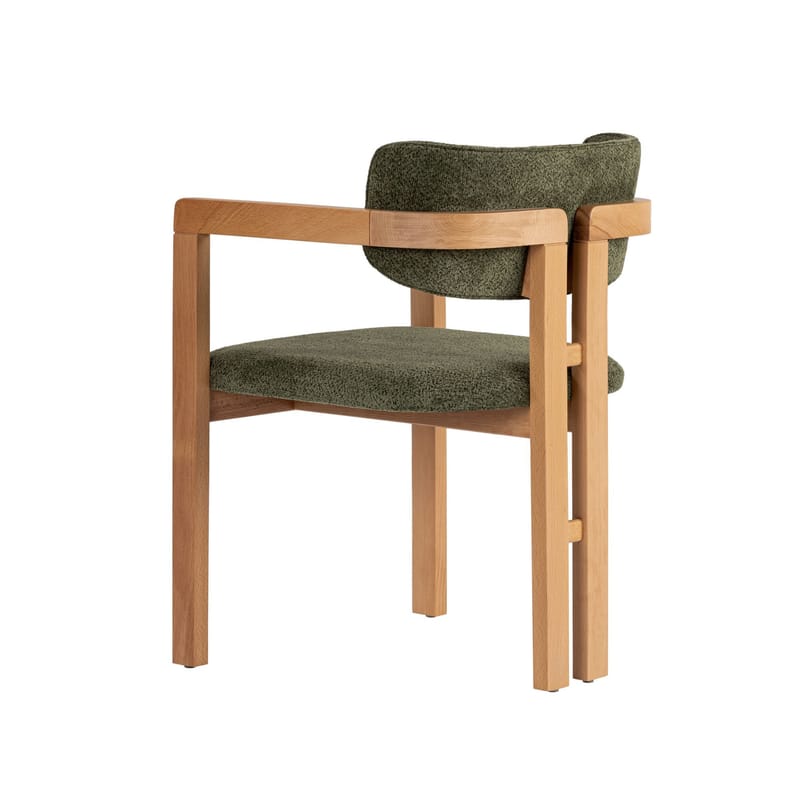 Bonavista Tuoli - vihreä ja tammi - Huonekalut - Tuoli & nojatuoli - Ruokapöydän tuolit