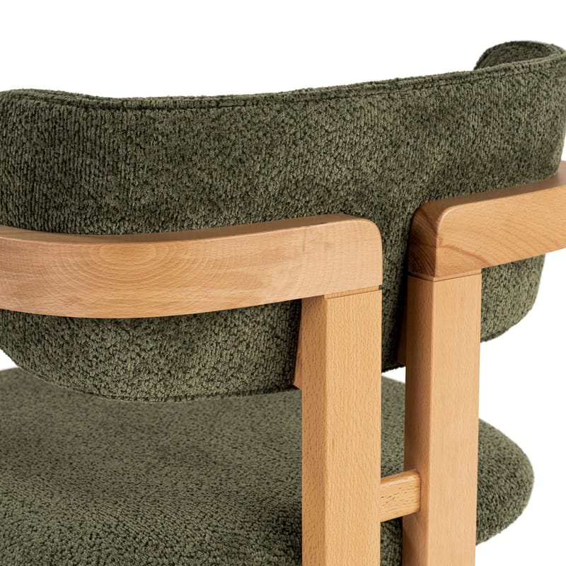 Bonavista Tuoli - vihreä ja tammi - Huonekalut - Tuoli & nojatuoli - Ruokapöydän tuolit