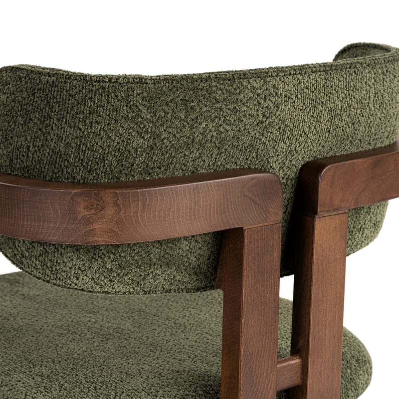 Bonavista Tuoli - vihreä ja tumma pähkinä - Huonekalut - Tuoli & nojatuoli - Ruokapöydän tuolit