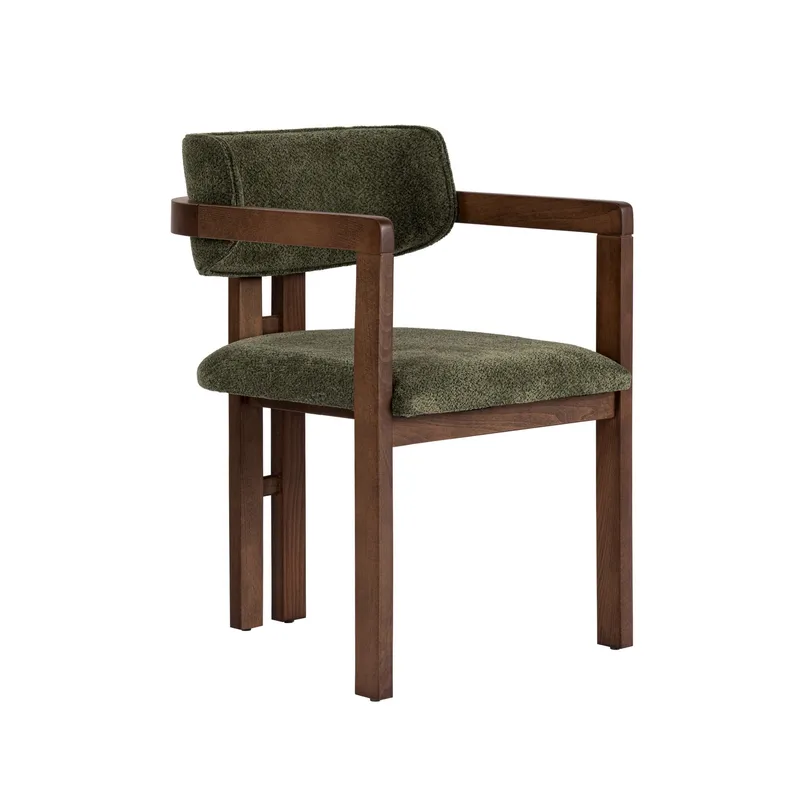 Bonavista Tuoli - vihreä ja tumma pähkinä - Huonekalut - Tuoli & nojatuoli - Ruokapöydän tuolit