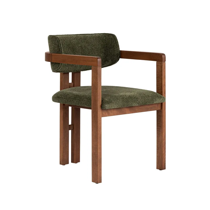 Bonavista Tuoli - vihreä ja pähkinä - Huonekalut - Tuoli & nojatuoli - Ruokapöydän tuolit