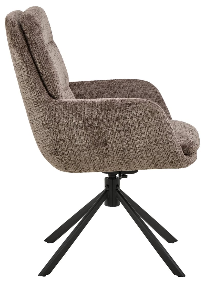 Brennor ruokatuoli käsinojilla - Himmeänruskea - Huonekalut - Tuoli & nojatuoli - Ruokapöydän tuolit