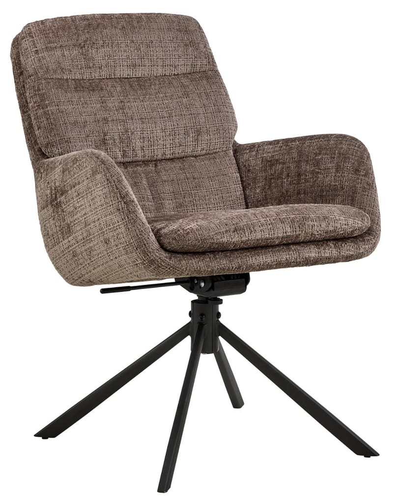 Brennor ruokatuoli käsinojilla - Himmeänruskea - Huonekalut - Tuoli & nojatuoli - Ruokapöydän tuolit