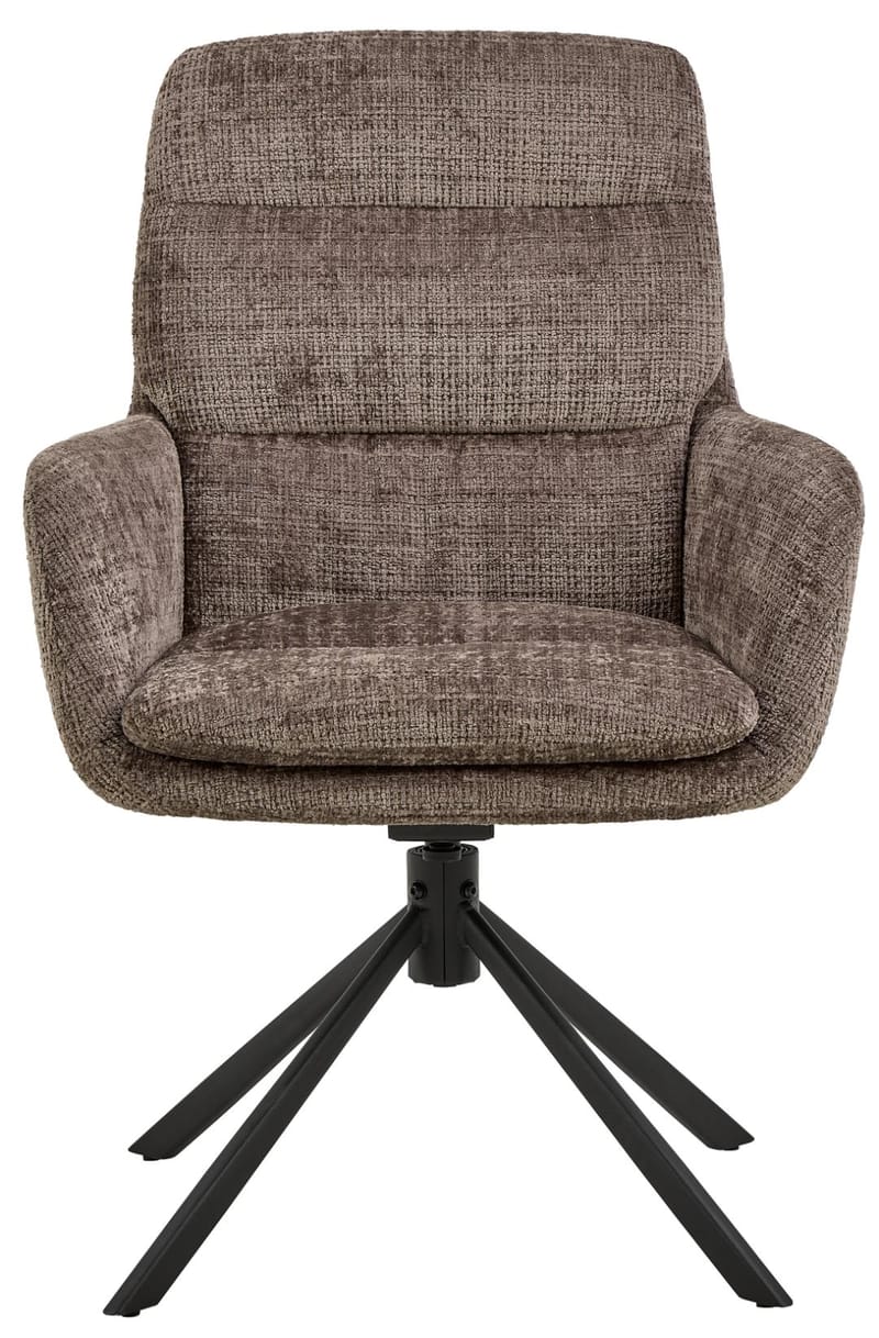 Brennor ruokatuoli käsinojilla - Himmeänruskea - Huonekalut - Tuoli & nojatuoli - Ruokapöydän tuolit