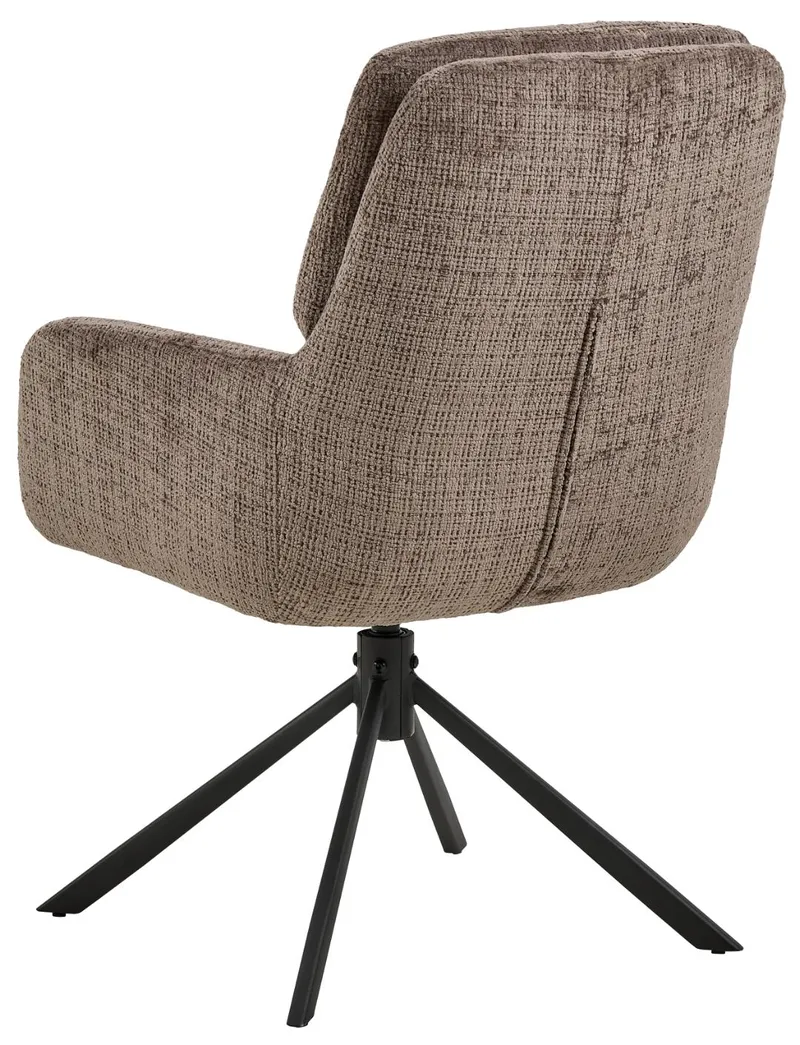 Brennor ruokatuoli käsinojilla - Himmeänruskea - Huonekalut - Tuoli & nojatuoli - Ruokapöydän tuolit