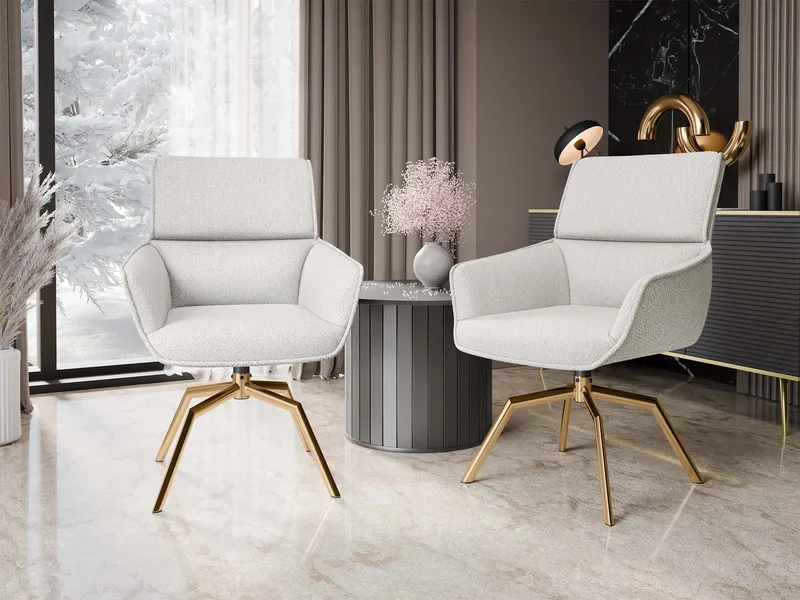 Calrosen Työtuoli 2-pakkaus - Beige - Huonekalut - Tuoli & nojatuoli - Työtuolit