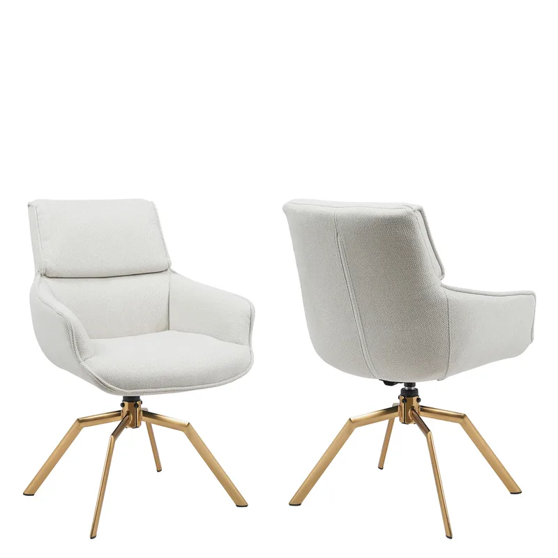 Calrosen Työtuoli 2-pakkaus, Beige