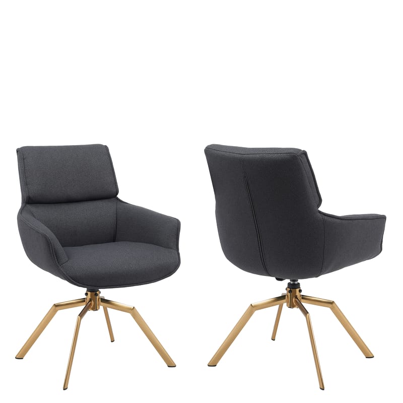 Calrosen Työtuoli 2-pakkaus, Harmaa