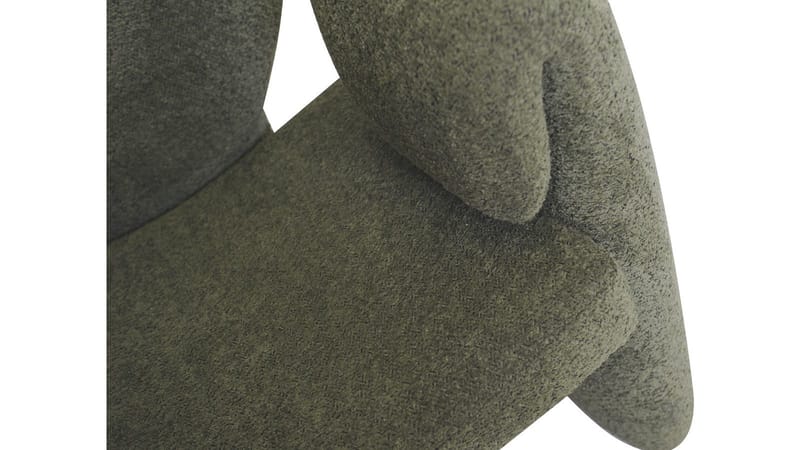 Calvero nojatuoli kankaalla - Vihreä - Huonekalut - Tuoli & nojatuoli - Nojatuoli & lepotuoli