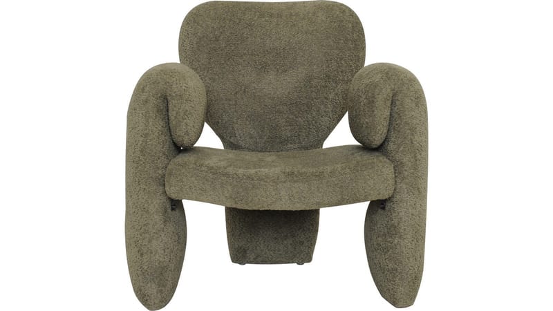 Calvero nojatuoli kankaalla - Vihreä - Huonekalut - Tuoli & nojatuoli - Nojatuoli & lepotuoli