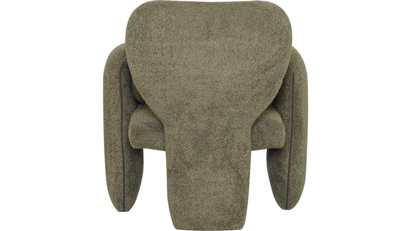 Calvero nojatuoli kankaalla - Vihreä - Huonekalut - Tuoli & nojatuoli - Nojatuoli & lepotuoli