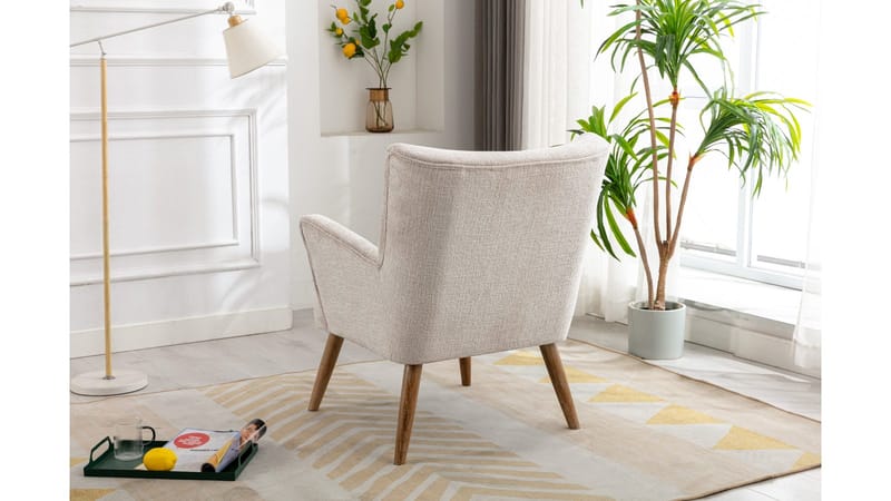 Carlton-nojatuoli bouclé-kankaalla - Kerma - Huonekalut - Tuoli & nojatuoli - Nojatuoli & lepotuoli