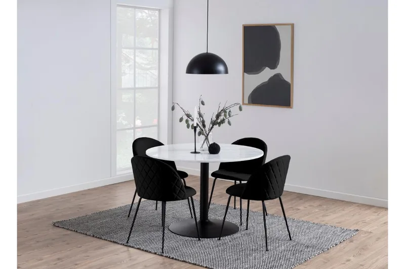 Caversfield Ruokatuoli - Musta - Huonekalut - Tuoli & nojatuoli - Ruokapöydän tuolit