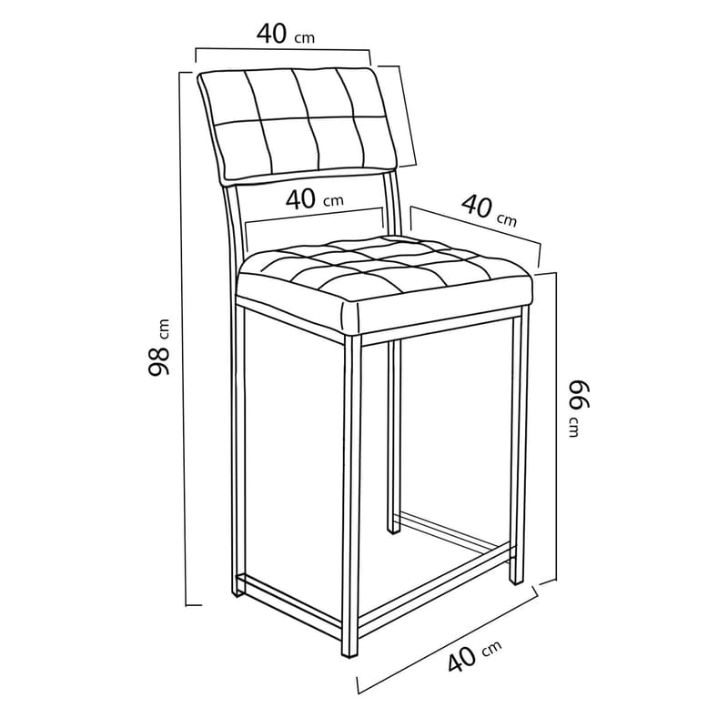 Cenanwesh baarituoli - Huonekalut - Tuoli & nojatuoli - Baarituoli