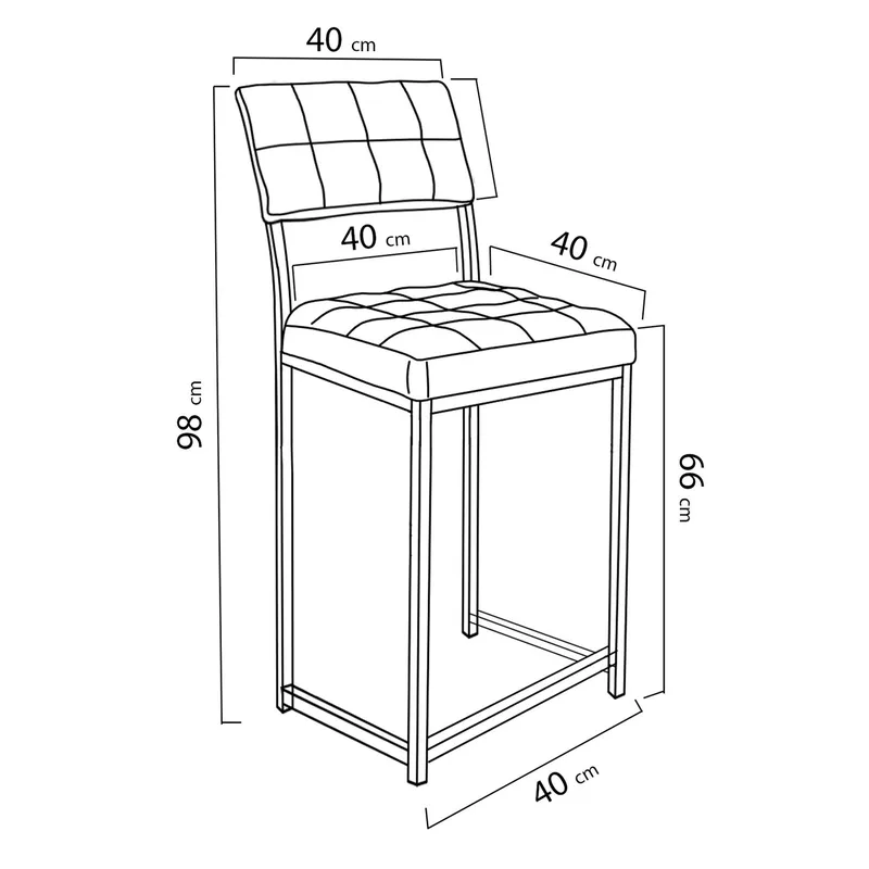 Cenanwesh baarituoli - Huonekalut - Tuoli & nojatuoli - Baarituoli