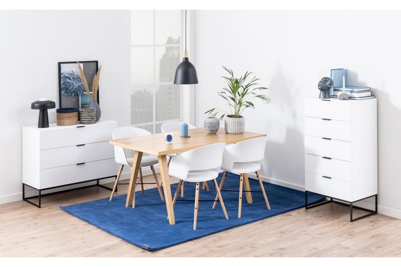 Chaze Käsinojatuoli - Valkoinen - Huonekalut - Tuoli & nojatuoli - Ruokapöydän tuolit