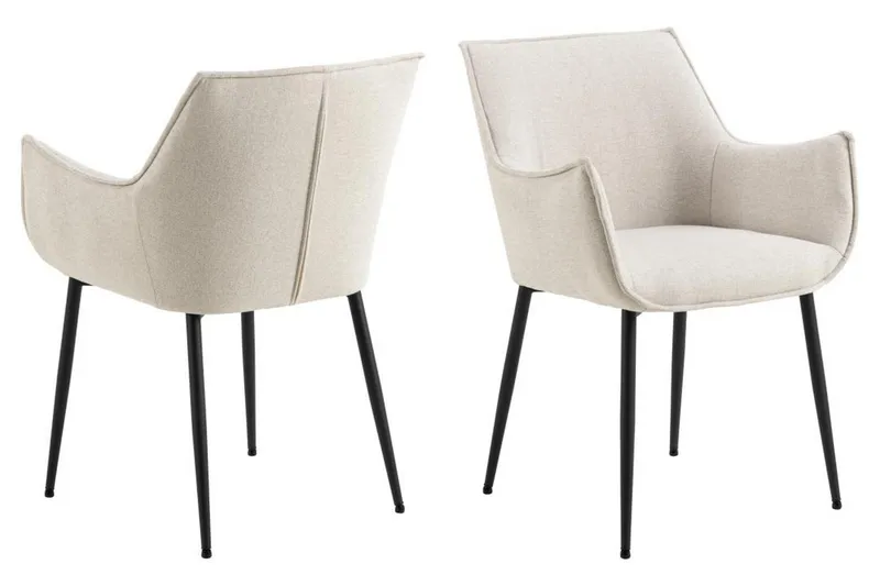 Crestlyn Nojatuoli - Beige - Huonekalut - Tuoli & nojatuoli - Ruokapöydän tuolit