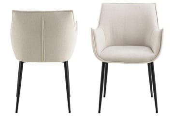 Crestlyn Nojatuoli - Beige - Huonekalut - Tuoli & nojatuoli - Ruokapöydän tuolit
